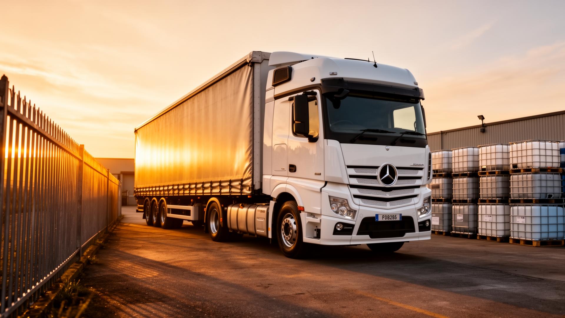 GB Tyres delivery truck